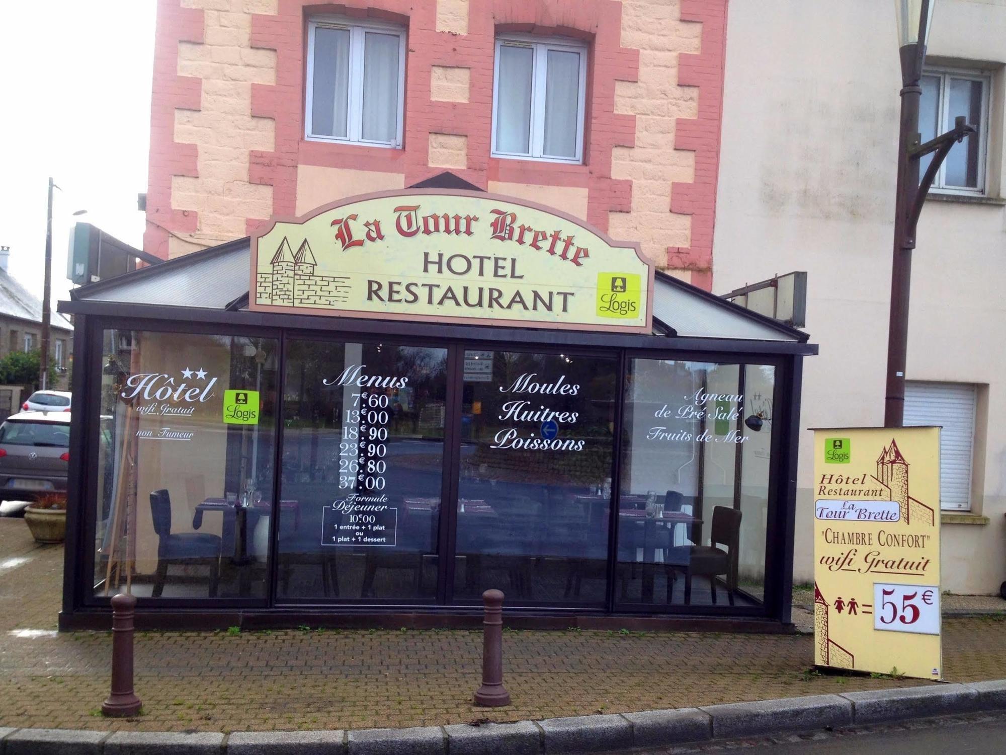 Logis Hotel Et Restaurant La Tour Brette Понторсон Екстериор снимка